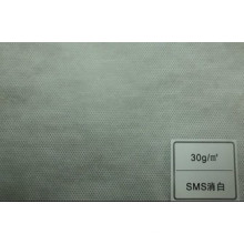 SMS-Gewebe, SMS medizinisches Material, 30GSM weiß